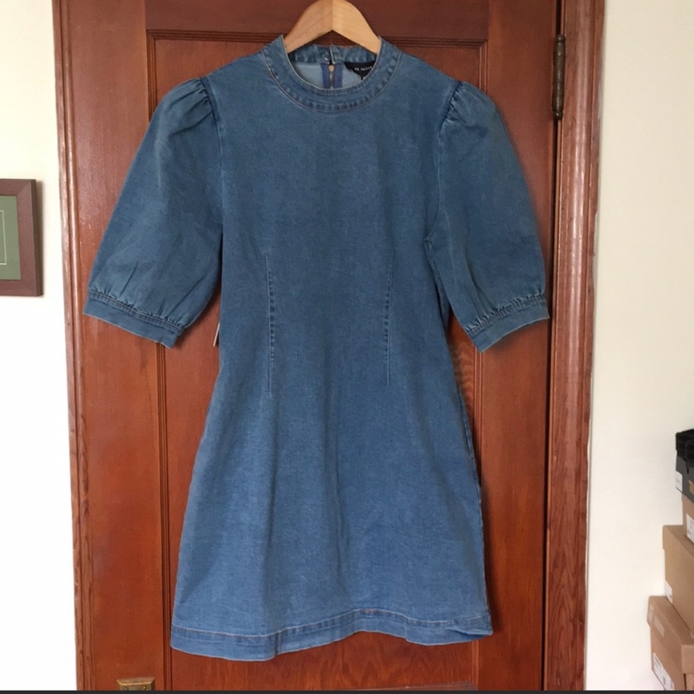 En Saison Denim Mini Dress